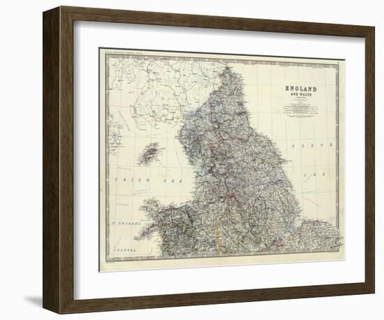 England, North Wales, c.1861-Alexander Keith Johnston-Framed Art Print