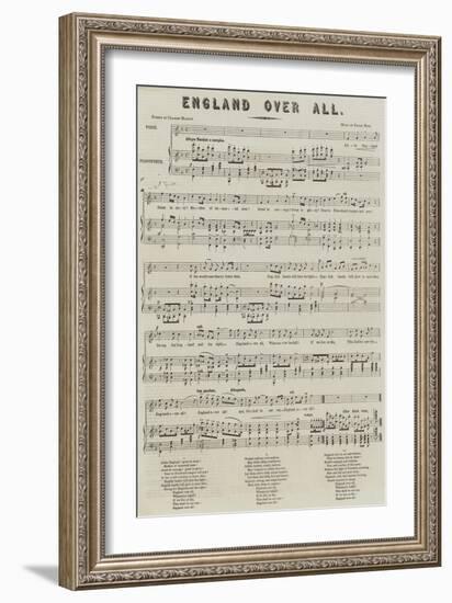 England over All-null-Framed Giclee Print