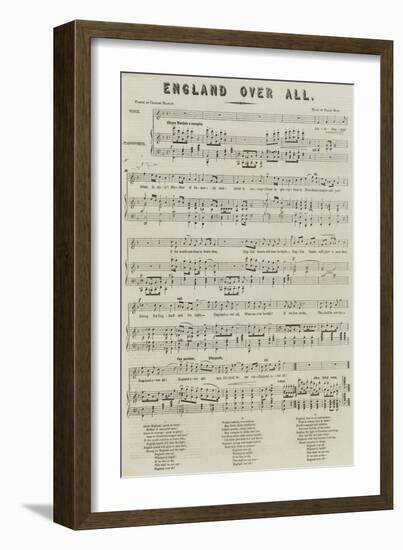 England over All-null-Framed Giclee Print