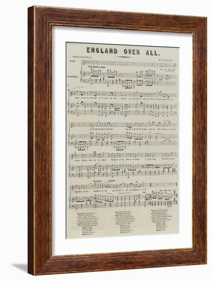 England over All-null-Framed Giclee Print