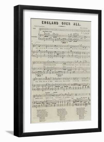 England over All-null-Framed Giclee Print