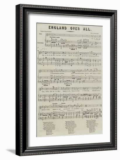 England over All-null-Framed Giclee Print