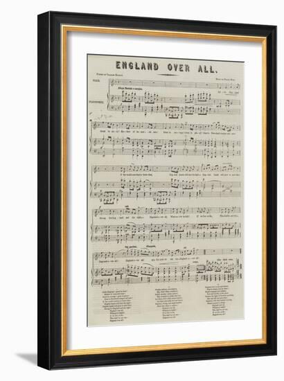 England over All-null-Framed Giclee Print