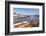 England, Oxfordshire, Henley-on-Thames, Leisure Boats and Town Skyline-Steve Vidler-Framed Photographic Print