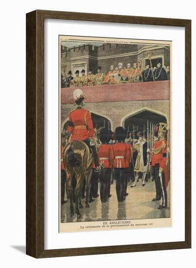 England, Proclamation of the New King George V-French School-Framed Giclee Print