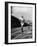 England's Dr. Roger Bannister Beating Australia's Mile Record Holder John Landy-Ralph Morse-Framed Premium Photographic Print