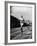 England's Dr. Roger Bannister Beating Australia's Mile Record Holder John Landy-Ralph Morse-Framed Premium Photographic Print