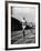 England's Dr. Roger Bannister Beating Australia's Mile Record Holder John Landy-Ralph Morse-Framed Premium Photographic Print