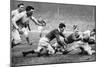 England Scoring a Try Against Scotland, Twickenham, London, 1926-1927-null-Mounted Giclee Print