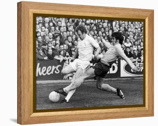 England: Soccer Match, 1972-null-Framed Premier Image Canvas