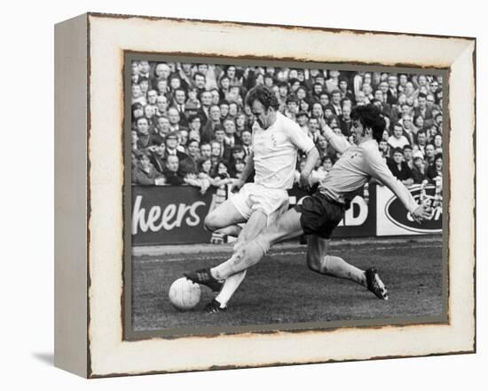 England: Soccer Match, 1972-null-Framed Premier Image Canvas