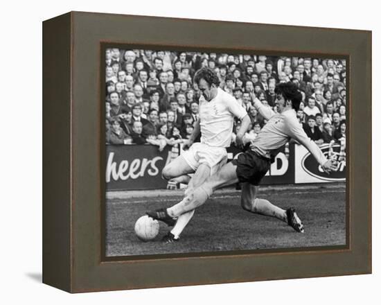 England: Soccer Match, 1972-null-Framed Premier Image Canvas