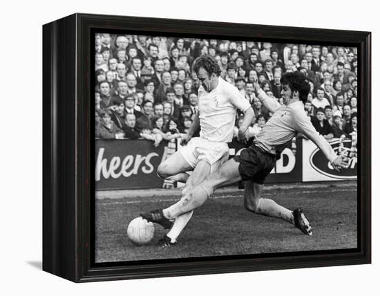 England: Soccer Match, 1972-null-Framed Premier Image Canvas