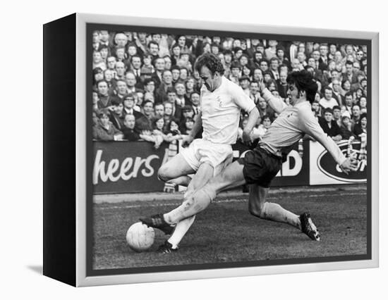 England: Soccer Match, 1972-null-Framed Premier Image Canvas