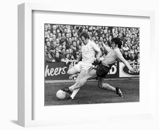 England: Soccer Match, 1972-null-Framed Premium Giclee Print