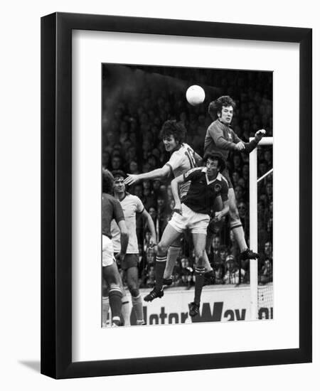 England: Soccer Match, 1977-null-Framed Giclee Print