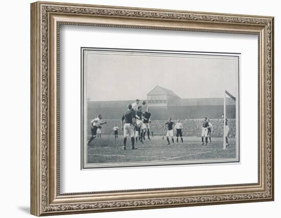 England V Scotland Goalmouth Action During Scotland's 2-1 Win at Bramall Lane Sheffield-null-Framed Photographic Print