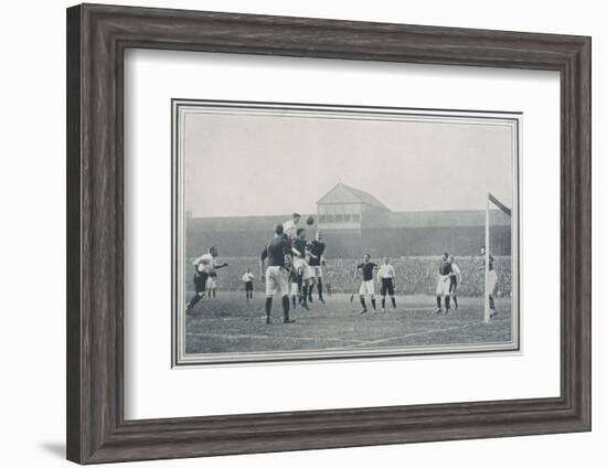 England V Scotland Goalmouth Action During Scotland's 2-1 Win at Bramall Lane Sheffield-null-Framed Photographic Print