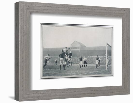 England V Scotland Goalmouth Action During Scotland's 2-1 Win at Bramall Lane Sheffield-null-Framed Photographic Print