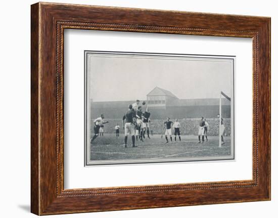 England V Scotland Goalmouth Action During Scotland's 2-1 Win at Bramall Lane Sheffield-null-Framed Photographic Print