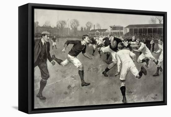 England Versus Ireland at Richmond-H. Burgess-Framed Premier Image Canvas