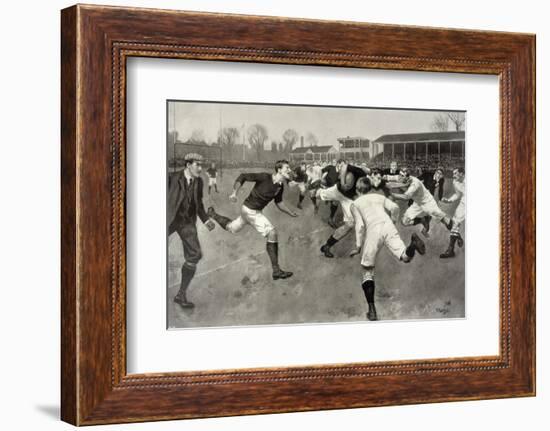 England Versus Ireland at Richmond-H. Burgess-Framed Photographic Print