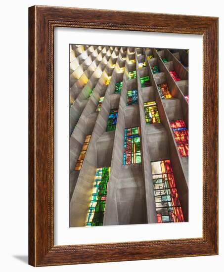 England, Warwickshire, Coventry, New Coventry Cathedral-Steve Vidler-Framed Photographic Print