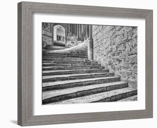 England, Wells Cathedral Chapter House Stairs-John Ford-Framed Photographic Print