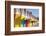 England, Yorkshire, Scarborough, Colourful Beach Huts-Steve Vidler-Framed Photographic Print