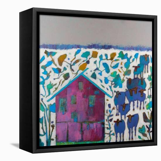 Engler Barn-Sue Jachimiec-Framed Stretched Canvas