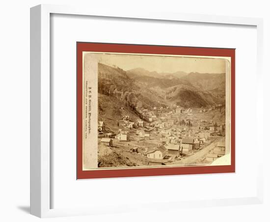 Engleside and Cleveland [Deadwood?] from East of City-John C. H. Grabill-Framed Premium Giclee Print