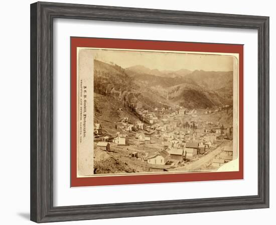 Engleside and Cleveland [Deadwood?] from East of City-John C. H. Grabill-Framed Giclee Print