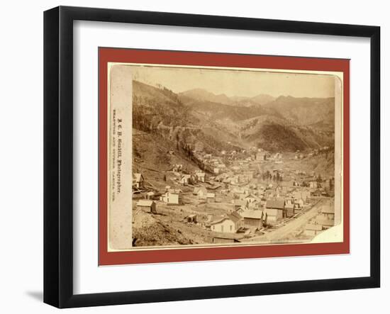 Engleside and Cleveland [Deadwood?] from East of City-John C. H. Grabill-Framed Giclee Print