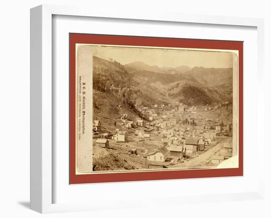 Engleside and Cleveland [Deadwood?] from East of City-John C. H. Grabill-Framed Giclee Print