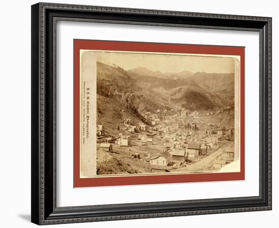 Engleside and Cleveland [Deadwood?] from East of City-John C. H. Grabill-Framed Giclee Print