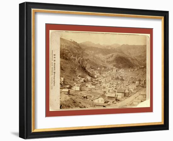 Engleside and Cleveland [Deadwood?] from East of City-John C. H. Grabill-Framed Giclee Print