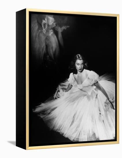 English Actress Vivien Leigh (1913-1967) in 1940-null-Framed Stretched Canvas