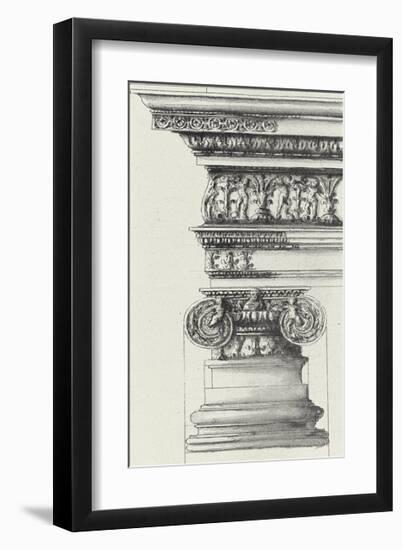 English Architectural II-The Vintage Collection-Framed Giclee Print