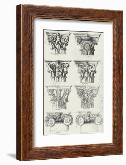 English Architectural V-The Vintage Collection-Framed Giclee Print