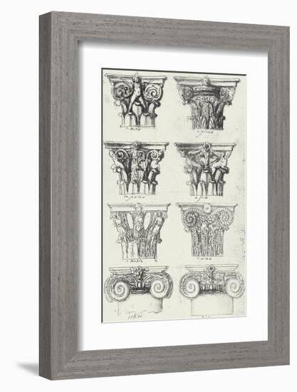English Architectural V-The Vintage Collection-Framed Giclee Print