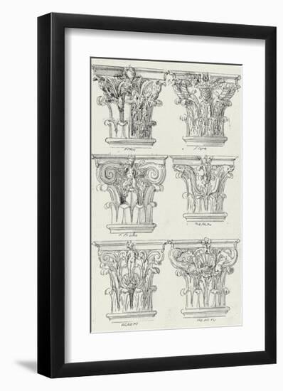 English Architectural VI-The Vintage Collection-Framed Giclee Print