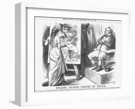 English Assassin Painted by France, 1864-John Tenniel-Framed Giclee Print