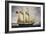 English Barquentine Sea Breeze Leaving Port of Livorno, 1864-null-Framed Giclee Print