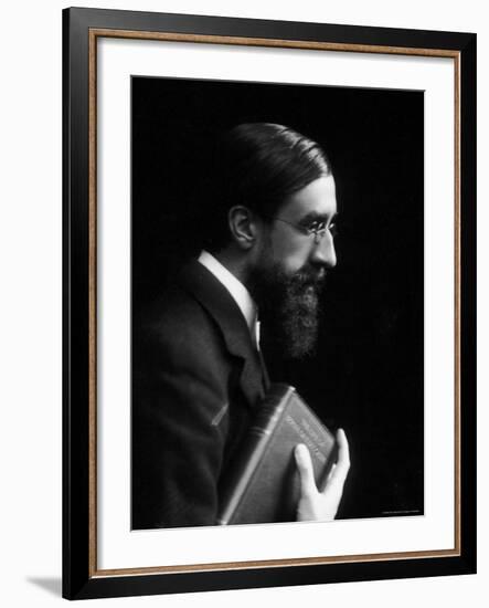 English Biographer and Critic Lytton Strachey, Best Known for His Book Eminent Victorians-Emil Otto Hoppé-Framed Premium Photographic Print