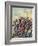 English Bowmen at the Battle of Crecy (Colour Litho)-Peter Jackson-Framed Giclee Print