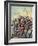 English Bowmen at the Battle of Crecy (Colour Litho)-Peter Jackson-Framed Giclee Print