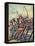 English Bowmen at the Battle of Crecy (Colour Litho)-Peter Jackson-Framed Premier Image Canvas