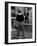 English Boy Using Reflection in Mirror in Foyer of Grand Hotel to Fix His Tie-Alfred Eisenstaedt-Framed Photographic Print