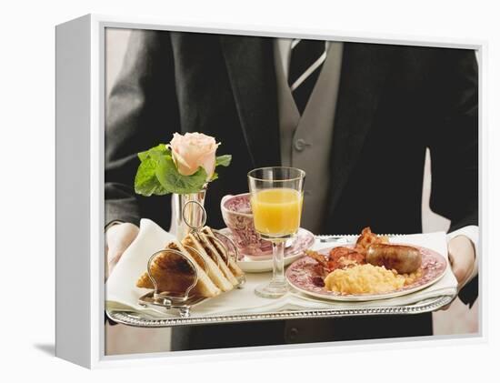 English Breakfast on Tray-null-Framed Premier Image Canvas