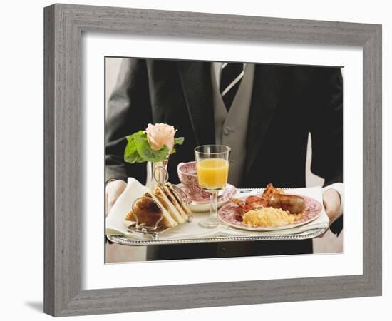 English Breakfast on Tray-null-Framed Photographic Print